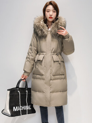 服饰内衣>女装>羽绒服>goomillee>goomillee羽绒服女中长款2022高端