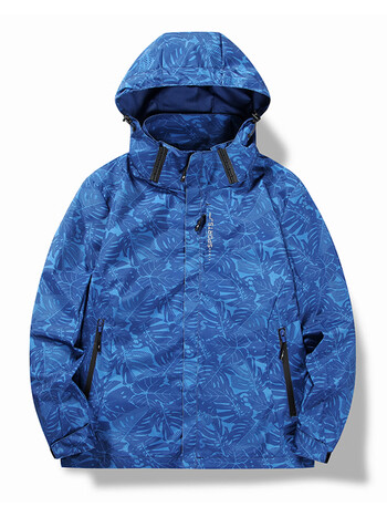 的派dipai冲锋衣男夹克男外套连帽三合一情侣休闲简约户外防风夹克男