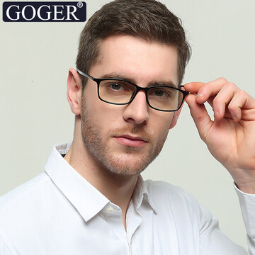 【京东商城】 goger老花镜男士轻盈高清眼镜女防辐射蓝光看报电视