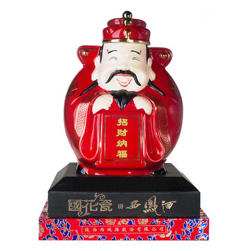 【京东商城】 国花瓷西凤酒 财神酒1000ml单瓶