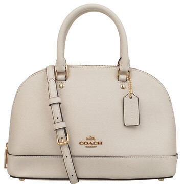 【京东商城】 coach 蔻驰 奢侈品 女士白色皮质小号手提肩背斜挎贝壳
