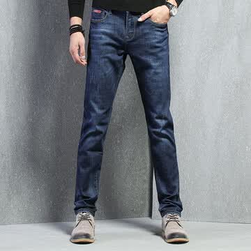 【京东商城】 皮尔卡丹(pierre cardin)203747 牛仔裤男 水洗商务时尚