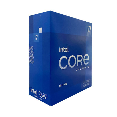 第11代英特尔® 酷睿™ Intel i7-11700K 盒装CPU处理器 8核16线程 单核睿频至高可达5.0Ghz 增强核显 