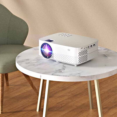 投影仪家用卧室宿舍1080p高清手机投屏白墙直投家庭影院激光电视投影