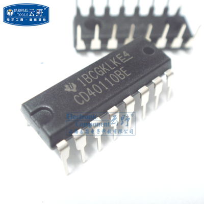 IC集成电路CD40110BE DIP16直插 计数器 解码器 驱动器 十进制 芯片