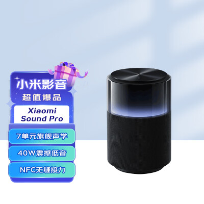 小米音箱 Xiaomi Sound Pro 小爱同学 音箱 音响 Sound Pro 7单元旗舰声学｜40W震撼低音 情人节礼物