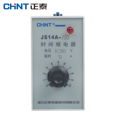 正泰（CHNT）JS14A-/00-1s-DC24V 工业晶体管式时间继电器 36V 110V 220V 380V 1/5/30S等可选 1S 24V