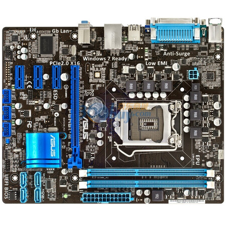华硕(asus)p8h61-m lx plus 主板(intel h61/socket 1155)