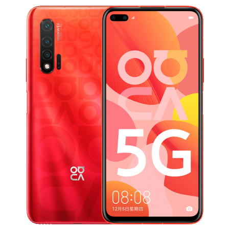 华为nova6 5G手机（5G/4G可选）12期分期免息 密语红 8GB+256GB（全网通）【图片 价格 品牌 报价】-京东