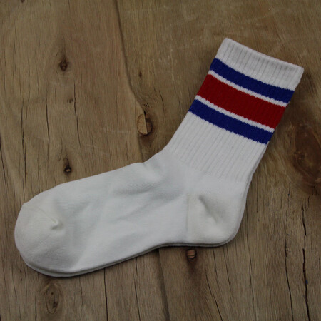 厚棉袜男童女童中高筒大童袜篮球足球运动袜 白色 30-34号脚底长15cm