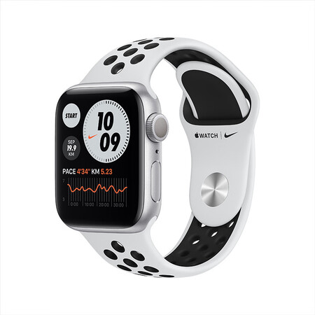 AppleM00T3CH/A】Apple Watch Series 6智能手表Nike GPS款40毫米银色铝 ...