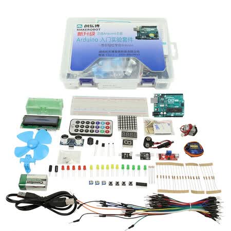 【创乐博CLB-duino】创乐博arduino uno物联网入门套件开发板学习创客入门scratch图形化编程意大利【行情 报价 价格 评测】-京东