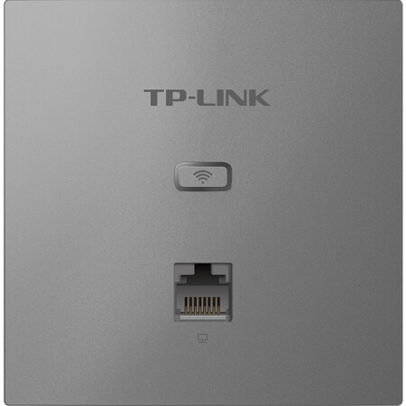 TP-LINK TL-XAP1502GI-PoE 薄款(方)易展版 AX1500双频千兆全屋WiFi6面板AP路由/无线组网POE供电AC管理/深空银