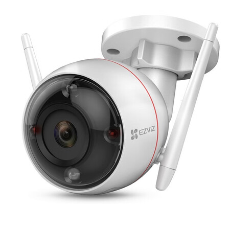 萤石 ezviz c3w 4mp 4mm 400万超清日夜全彩超清无线监控摄像头 室外