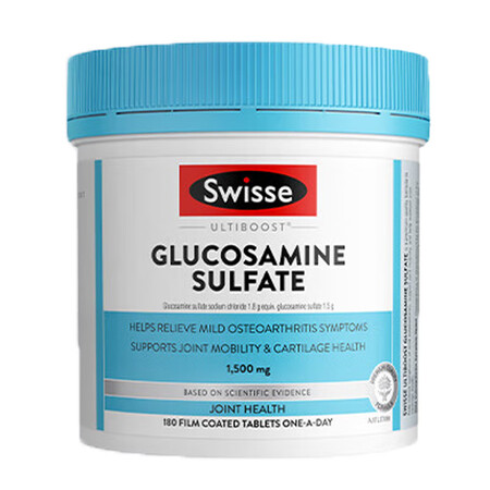 Swisse斯维诗氨糖维骨力硫酸葡萄糖胺片成人中老年关节养护...