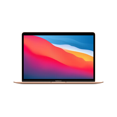 Apple MacBook Air 13.3英寸笔记本电脑 8核M1芯片(7核图形处理器)/8G/256G SSD/金色