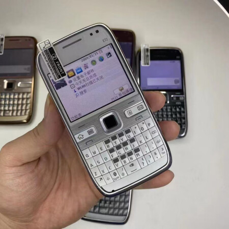nokia诺基亚e72全直板移动联通3g经典怀旧学生备用手机白色移动版手机