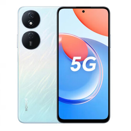 honor荣耀play8t通5g手机双卡6000毫安学生老人流光银5g通x官方标配