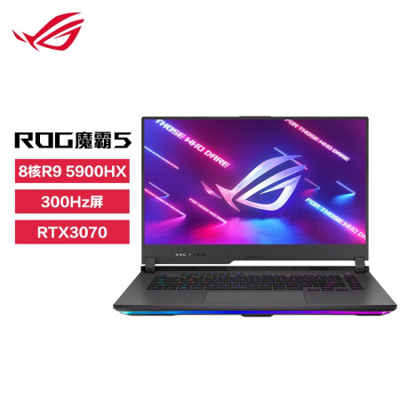 ROG魔霸5 15.6英寸300Hz高色域液金导热游戏本笔记...