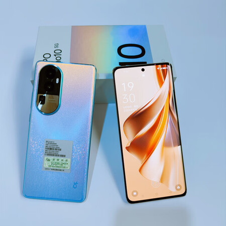 oppore0手机120hzoled超清曲面屏80w闪充支持红外nfc全新溢彩蓝5g全