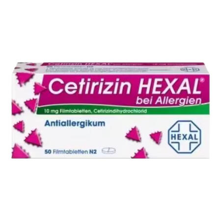 Hexal Lorano 荨麻疹花粉抗过敏系列 红色
