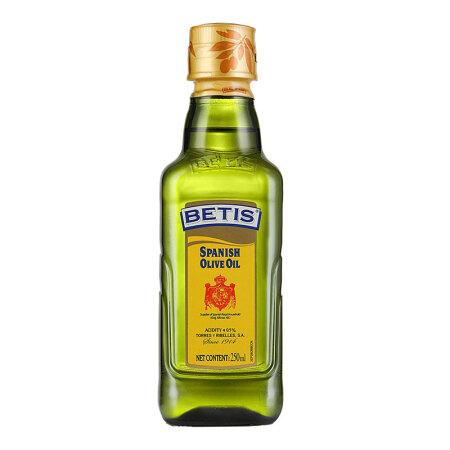 贝蒂斯（BETIS）食用油 橄榄油 压榨纯正橄榄油250ml