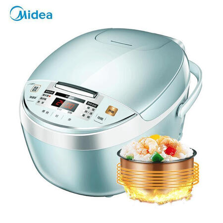 美的midea电饭煲家用多功能柴火饭定时电饭锅预约智能圆釜饭煲wfs 美