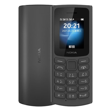 nokia/诺基亚 105 4g移动联通电信通4g老人机学生机备用手机 黑色