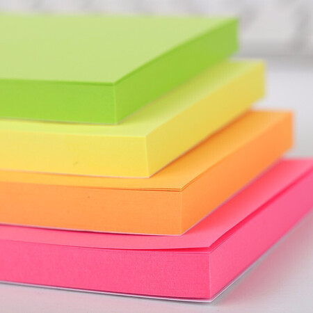 本便条纸 双层耐水硅油  耐磨耐用 7737便签纸 留言纸 便利本办公用品