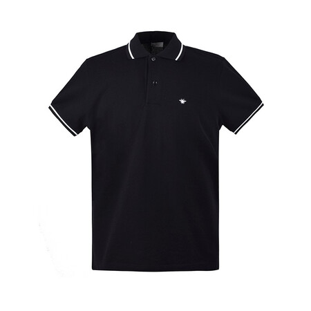 迪奥dior男装polo衫 撞色条纹 小蜜蜂刺绣 19新款短袖 733j805b0373