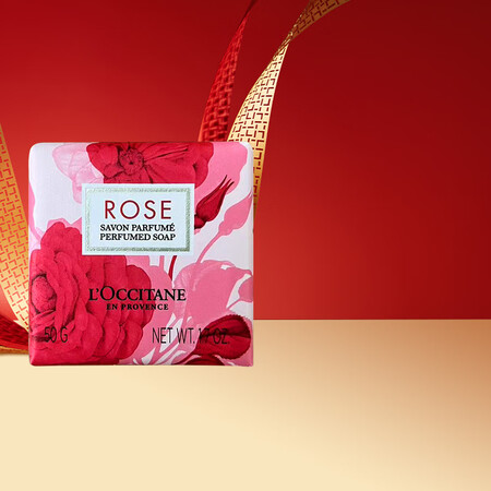 欧舒丹（L'OCCITANE）香皂玫瑰味肥皂 温和...