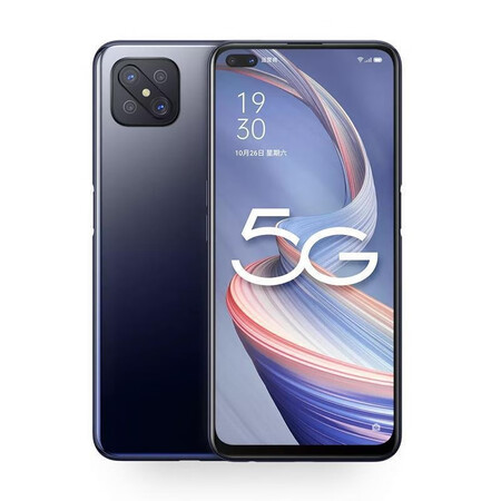 oppoa92s全网通5g120hz畅感屏4800万拍照天玑800智能手机九十度黑九九