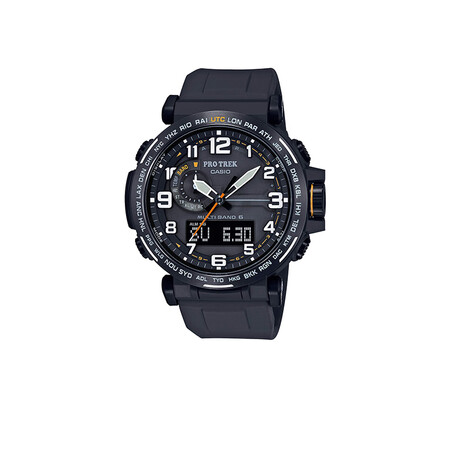 PLUS会员：CASIO 卡西欧 PROTREK系列 男士太阳能电波腕表 PRW-6600Y-1A9CR