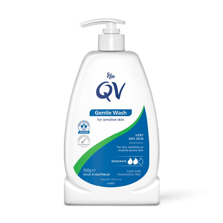 QV意高澳洲进口氨基酸保湿补水洁面级温和沐浴露孕妇可用礼礼物...