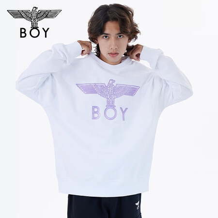 BOY LONDON秋冬男女同款长袖哥特印花运动休闲高街潮牌...