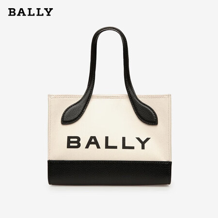 巴利（BALLY）女包单肩斜挎手提托特包节 礼物送女友 63...