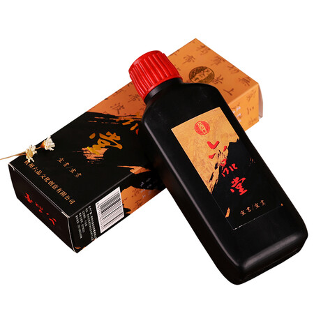 六品堂 文房四宝书法国画墨汁毛笔墨水墨 250g 笔墨纸砚