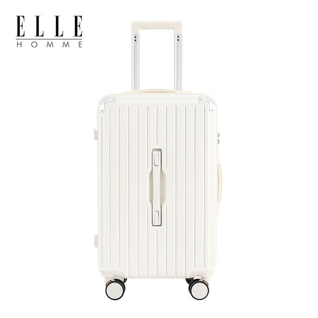 ELLE运动旅行箱防碰撞包角行李箱带充电接口大容量拉杆箱 象...