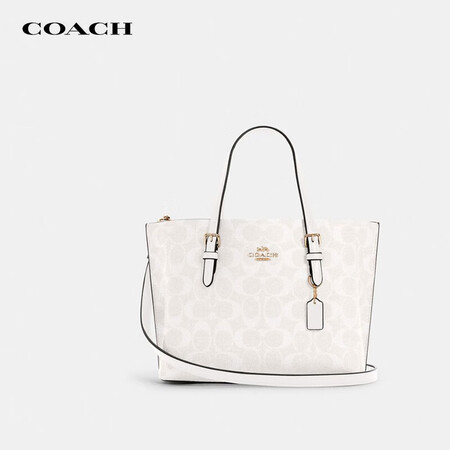 蔻驰（COACH）奢侈品女Mollie25托特包单肩斜跨包C...