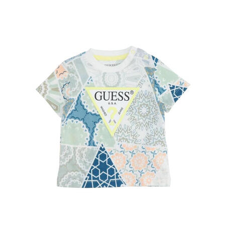 GUESS 奢侈品 婴儿 T恤童装 Sage green 2...