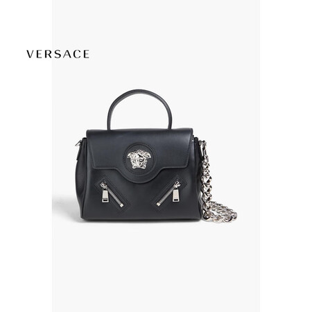 范思哲（VERSACE） 奢侈品 女士 MEDUSA 皮革手...