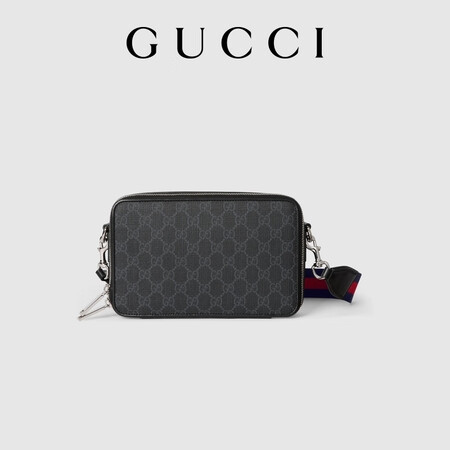 古驰（GUCCI）GG黑色小号肩背包斜挎包 黑色