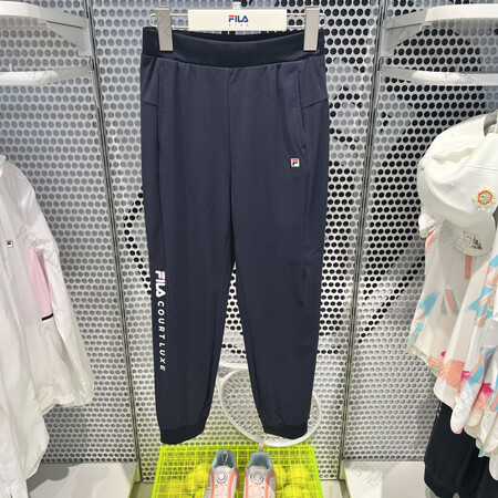 斐乐（FILA）儿童夏季薄款女大童跑步运动速干收口长裤K62...