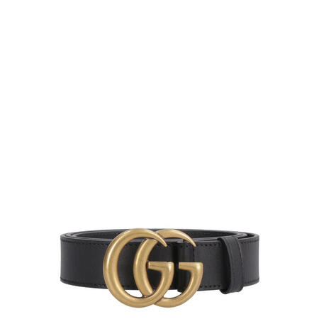 古驰（GUCCI）男式时尚腰带金色扣仿古金属简约百搭休闲皮带...