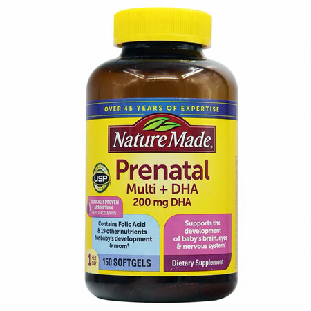 Nature Made天维美 美国进口孕妇综合维生素+DHA...