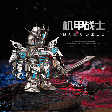 ZIPPO打火机正版夜光重机磁吸机甲战士煤油创意机械手办摆件...