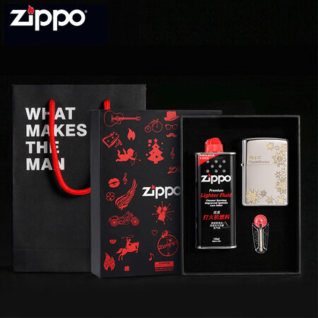 ZIPPO芝宝正版zippo打火机 飞舞雪花zipperzo...