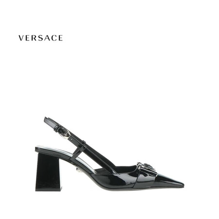 范思哲（VERSACE） 奢侈品 女士 浅口鞋 Black ...
