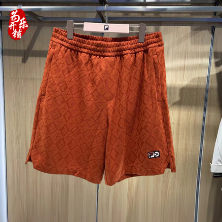 FILA斐乐男装2025年夏宽松舒适休闲梭织五分裤短裤A11...
