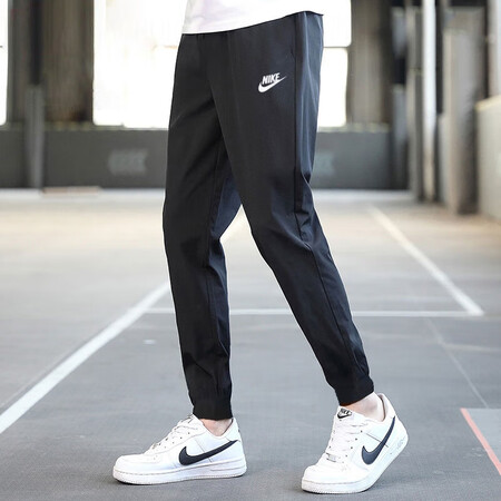 耐克（NIKE）裤子男裤春夏薄款透气休闲梭织长裤冰丝直筒速干...